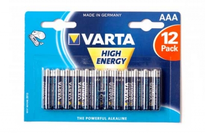 Varta Battery AAA/LR03 High Energy in the group OTHER BATTERIES / AA / AAA / 9V - BATTERIES at TH Pettersson AB (30-VAR LR03 12)